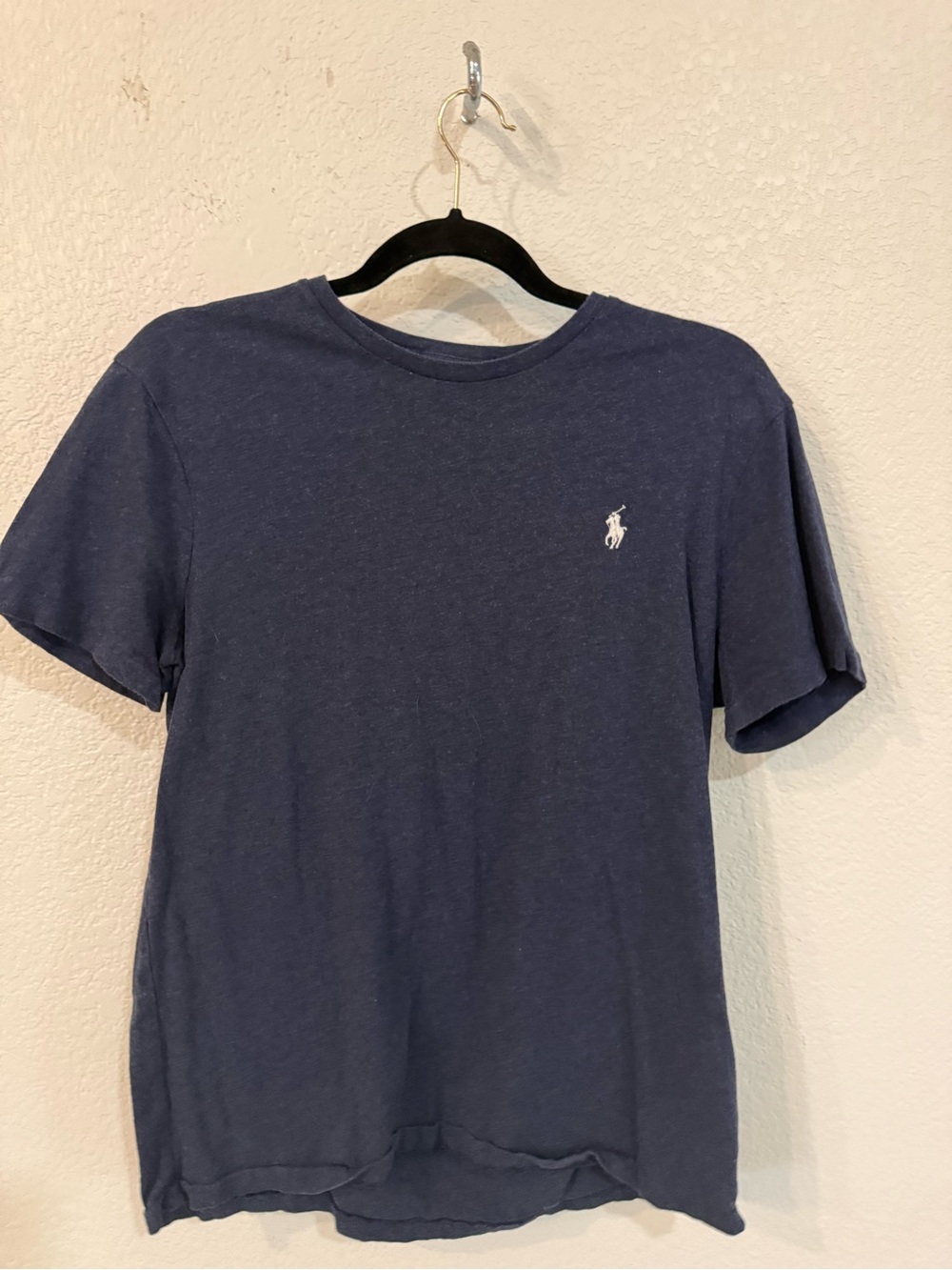 Polo by Ralph Lauren Short Sleeve Crew Tee in Navy Blue with White Pony